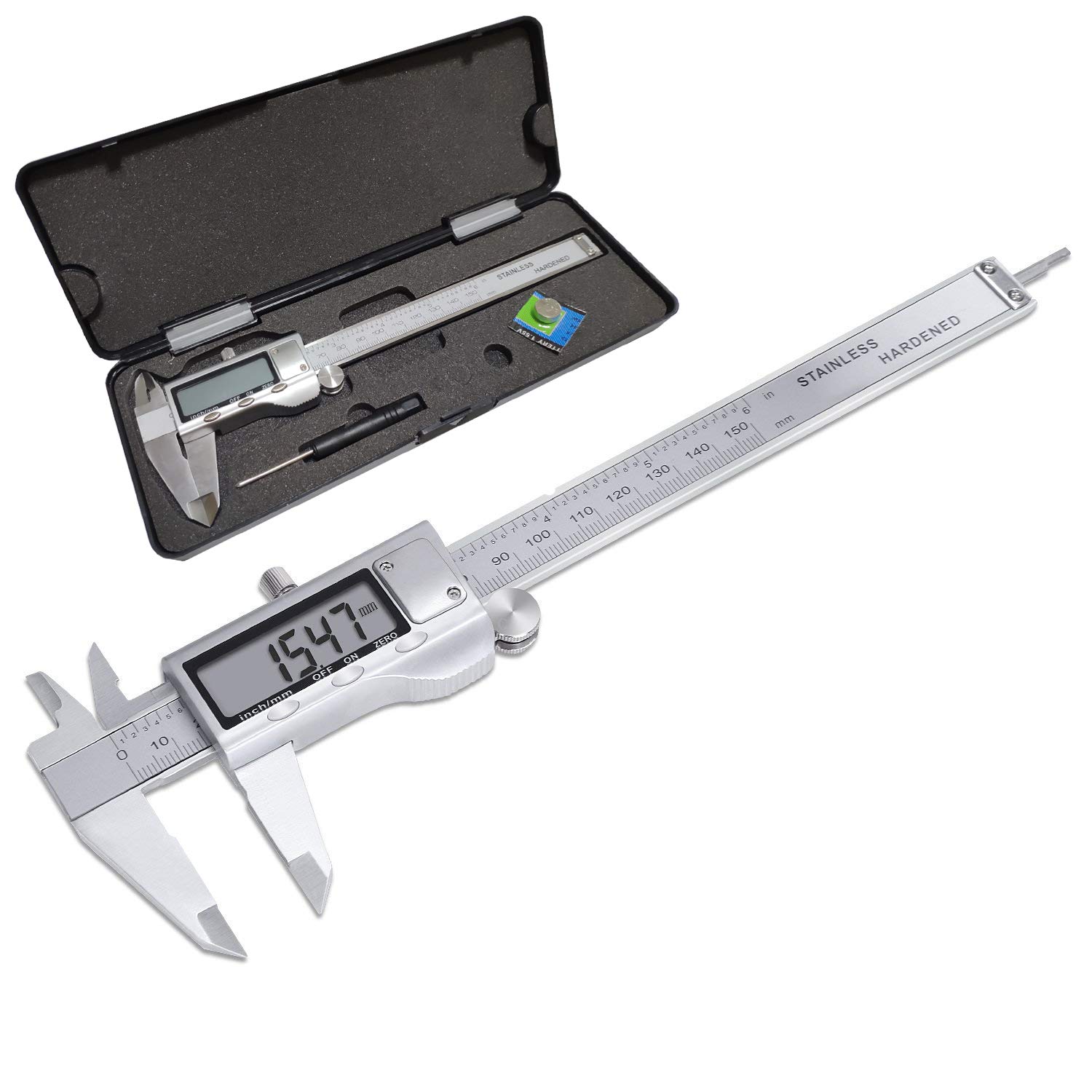 Paquímetro Vernier Digital Ele - Digital Caliper 150Mm Stainless Steel avaliação e preço