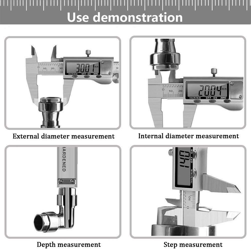 Paquímetro Vernier Digital Ele - Digital Caliper 150Mm Stainless Steel avaliação e preço